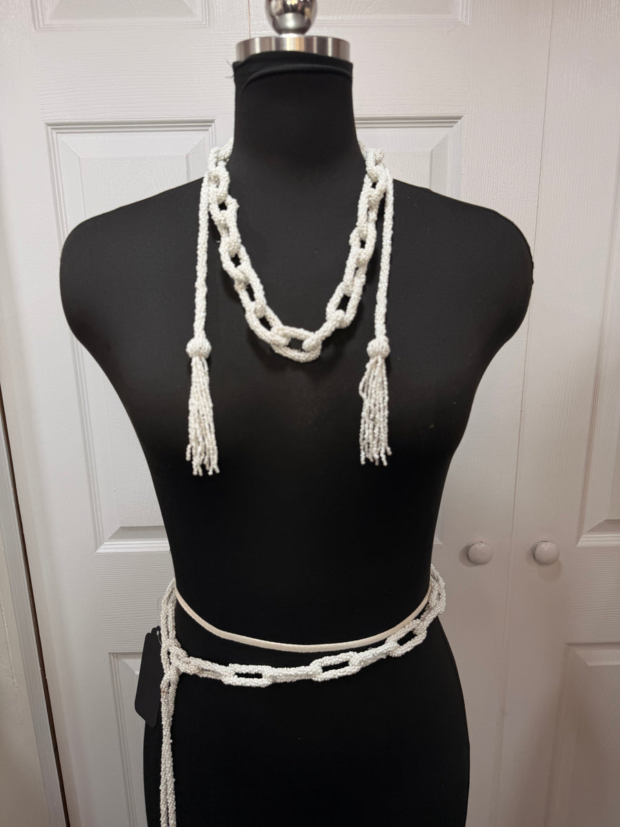 Double Take Chain Belt 56” – AshSlay's Boutique