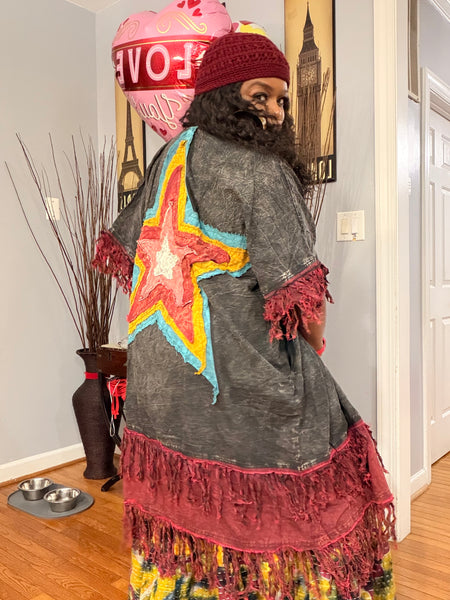 The Rebel Star Star Duster- BLACK