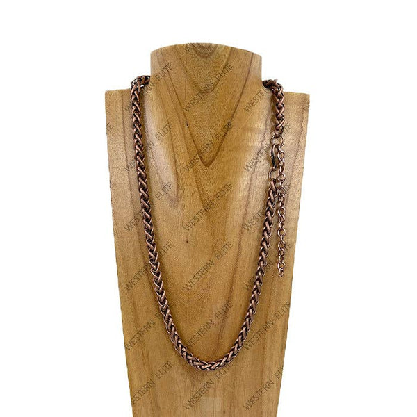 Silver Metal Chain Necklace