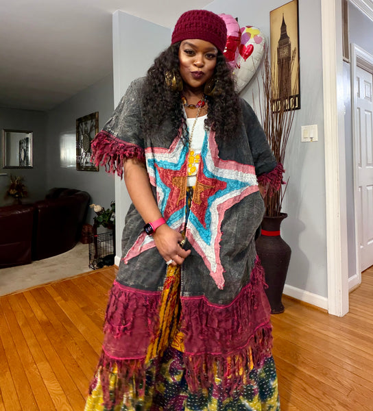 The Rebel Star Star Duster- BLACK