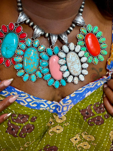 Boho Bloom Large Pendant