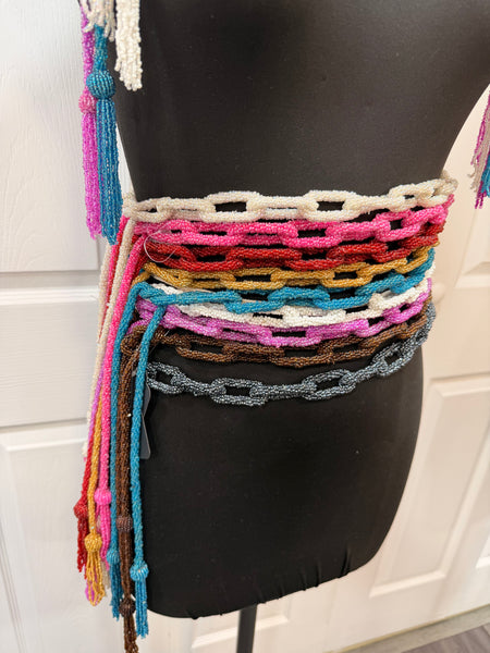 Double Take Chain Belt 56”