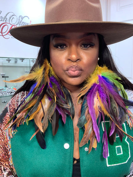 The Wild Wing Feather Earrings