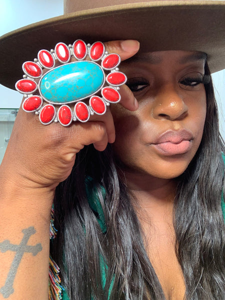 Boho Bloom Large Ring