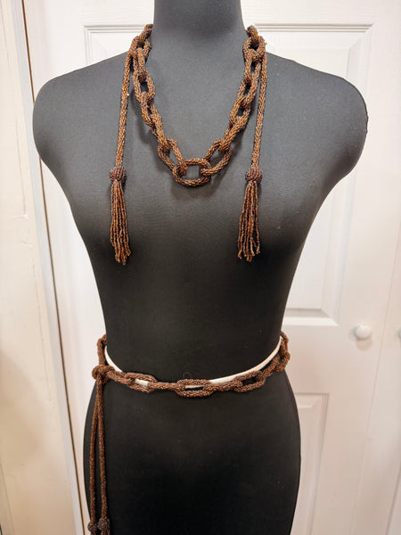 Double Take Chain Belt 56”