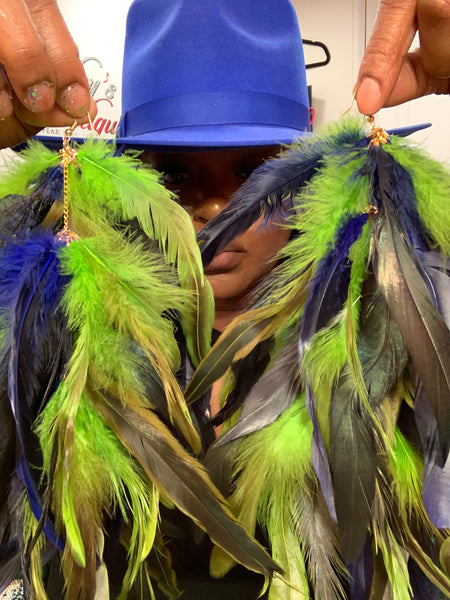 The Wild Wing Feather Earrings