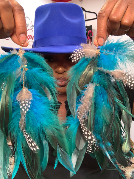 The Wild Wing Feather Earrings
