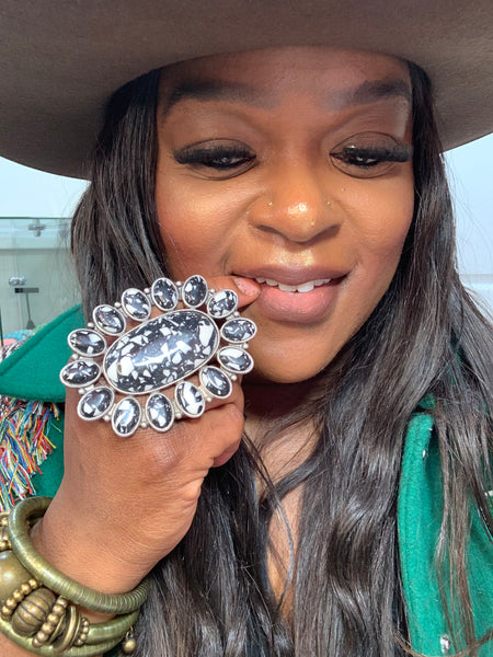 Boho Bloom Large Ring