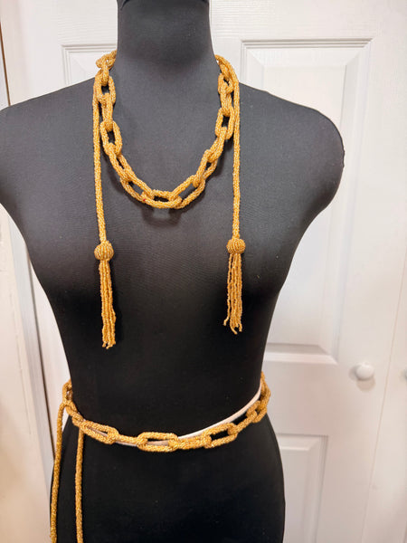 Double Take Chain Belt 56”