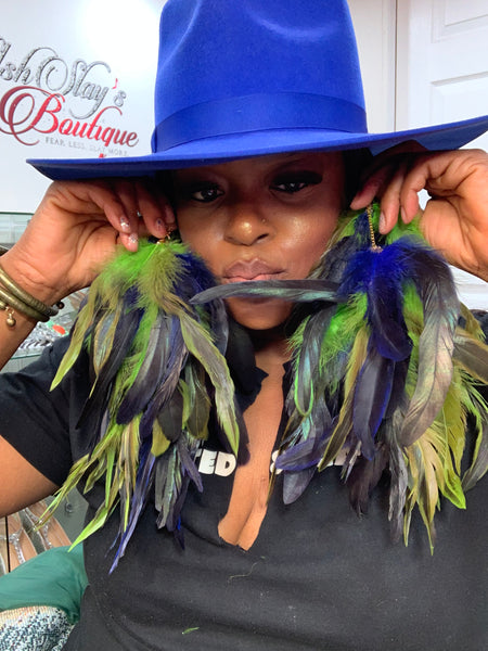 The Wild Wing Feather Earrings