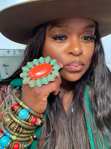 Boho Bloom Large Ring