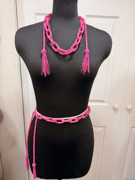 Double Take Chain Belt 56”