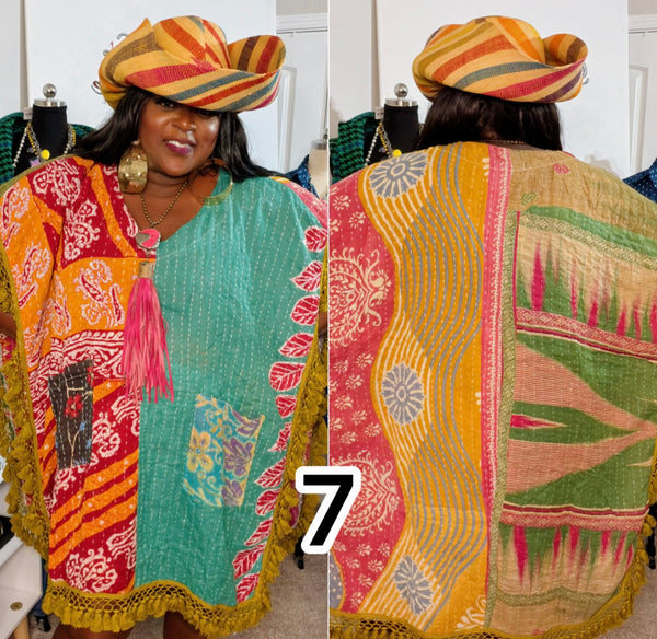 Tassel Me Boho Kantha Tunic