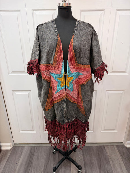 The Rebel Star Star Duster- BLACK