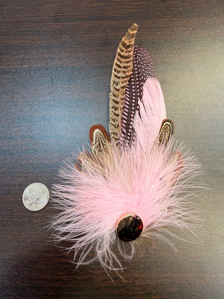 Decorative Hat Feather- BABY PINK