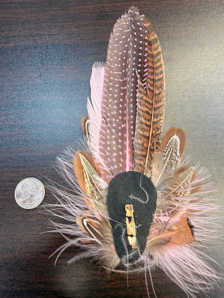 Decorative Hat Feather- BABY PINK
