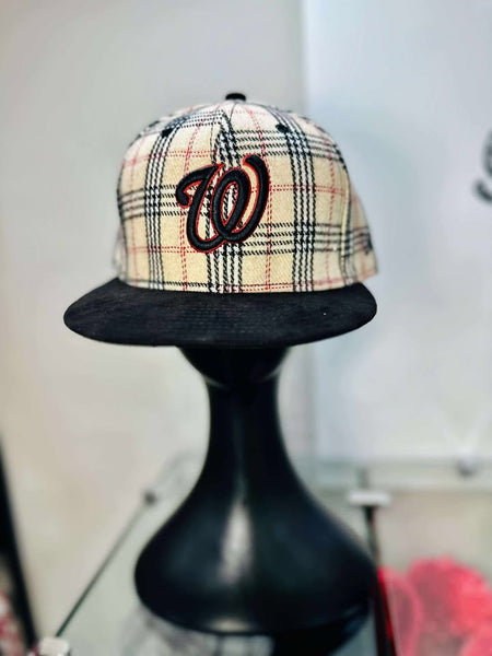 Plaid  Fitted Hat