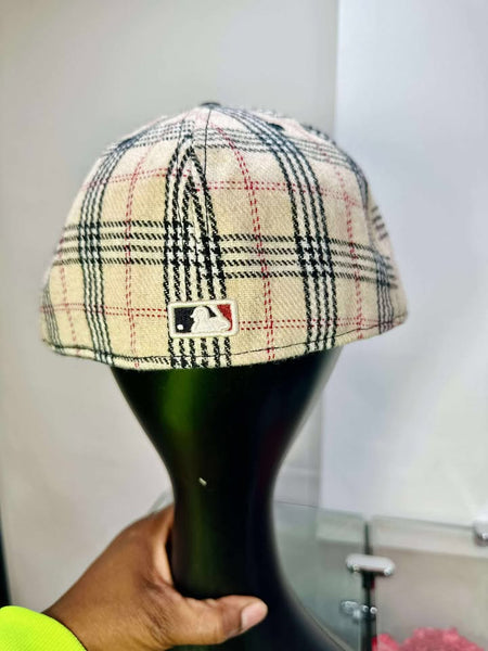 Plaid  Fitted Hat